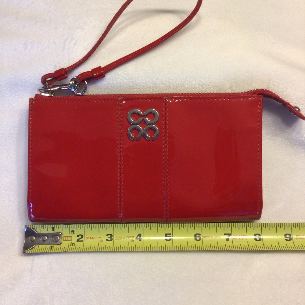 Coach Red Wristlet Clutch, New Condition